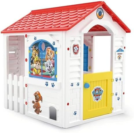 Chicos - La Maison Pat' Patrouille | Cabane de Jardin pour Enfants +24 Mois | Maison Enfant Exterieur Robuste et Durable avec Montage Facile. (89526)