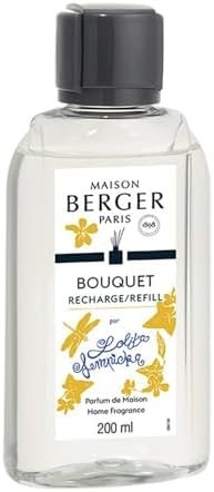 Maison Berger - Recharge Bouquet Lolita Lempicka - Pour Diffuseur Parfum Maison - Parfum à Diffusion Longue Durée, Douce et Continue