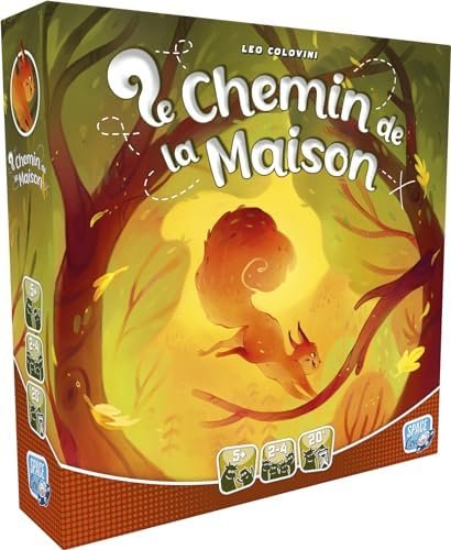 Space Cow - Asmodee - Le Chemin de la Maison - Jeux de société - Jeu Enfant et Famille - Jeu coopératif à partir de 5 Ans - 2 à 5 Joueurs - 20 Min - Version française, Orange