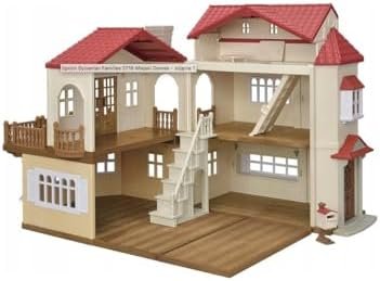 Sylvanian Families - La grande maison éclairée et sa pièce secrète - Maison avec + 10 accessoires - Plongez dans l'univers de la famille Sylvanian - Figurines miniatures - Jouet enfant 3 ans - 5716