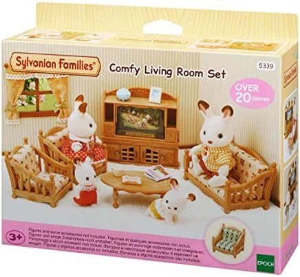 Sylvanian Families-La pièce à Vivre Mobilier Mini-Univers, Unique, 5339, Multicolore, 1 Unité (Lot de 1)