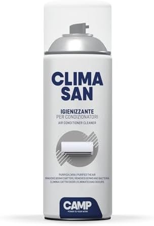 Camp HYGIÉNISANT CLIMASAN , traitement pour climatiseurs de maison et de voiture, à base d'alcool, purifie l'air et élimine les mauvaises odeurs, 400 mL