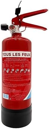 Firexo Petit Extincteur Tous Feux (2 Litre) - 7 in 1 Extincteur d'incendie - Electrique et Domestique Extincteur Feu - Extincteurs pour la Maison, la Batterie au Lithium, La Cuisine, la Voiture