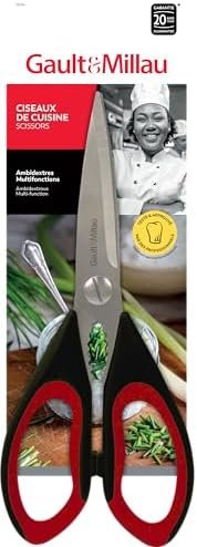 GAULT&MILLAU - Ciseaux de Cuisine Inox - Polyvalents et robustes - Parfaits pour découper viandes et herbes - Lot de 1