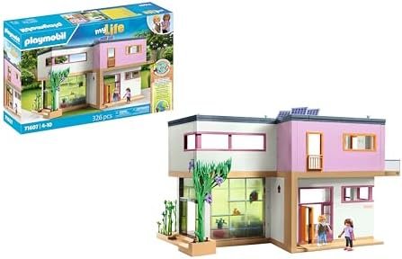 PLAYMOBIL 71607 Maison d'architecte - MyLife - Comprend Deux Personnages et Une Grande Maison - Dès 4 Ans