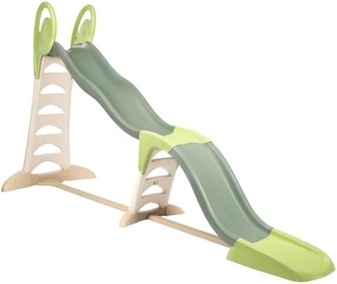 Smoby Life - Toboggan Super Megagliss - Evolutif 2 en 1 - Glisse de 170 à 360 cm - Echelle avec Mains Courantes, Marches Antidérapantes - Matière Recyclée - A Partir de 2 Ans - Fabrication Française